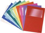 Exacompta Sichtmappen / Organisationsmappen 50100E A4 farbig sortiert 100 Stück