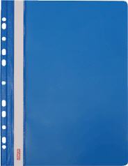 Schnellhefter PVC Folie A4 mit Eurolochung zum Abheften blau 5 Stck