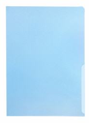 Sichthllen A4 blau PP-Folie glatt glasklar 160my Inh.100