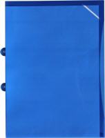 Sichthllen A4 blau PP-Folie mit Dokumenten-Sicherheitsecke und Abheftvorrichtung glatt glasklar Inh.10