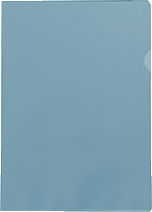 Sichthllen A4 blau PP-Folie genarbt / geprgt 120my Inh.100