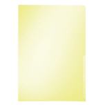 Sichthüllen / Klarsichthüllen Leitz 4100 gelb "Spitzenqualität" A4 Hart PVC glatt glasklar 150my Inh.100