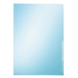 Sichthüllen / Klarsichthüllen Leitz 4100 blau "Spitzenqualität" A4 Hart PVC glatt glasklar 150my Inh.100