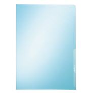Sichthllen / Klarsichthllen Leitz 4100 blau "Spitzenqualitt" A4 Hart PVC glatt glasklar 150my Inh.100