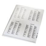 Sichthüllen / Klarsichthüllen Leitz 4110 "Premium" A4 Hart PVC glasklar 100my
