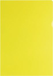 Sichthllen A4 gelb PP-Folie genarbt / geprgt 120my Inh.100